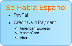 paypal and credit card payment